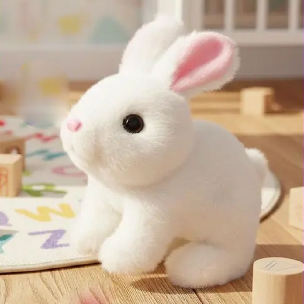 nizix Walking White Bunny Toy with Soft Plush Body and Realistic Movements-picture-21