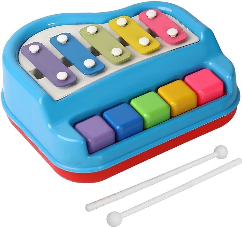 jipsy Musical Xylophone and Mini Piano, Non Toxic, Non-Battery, Assorted Color-picture-36