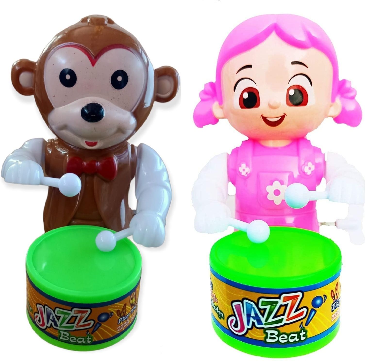 ms toys Dancing Musical Drum Toy Key Operated - Fun Toy for.Kids (Hello Kitty) Pack of 2-picture-19