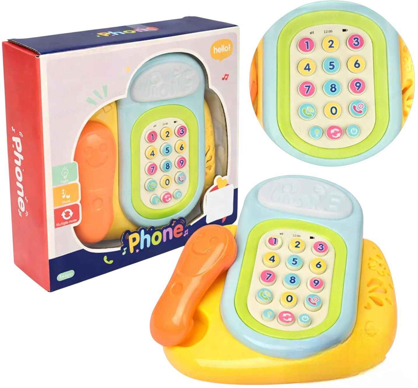 Musical Learning Toy Telephone for Kids with Lights, Numbers & Multi-Mode Fun-image-24
