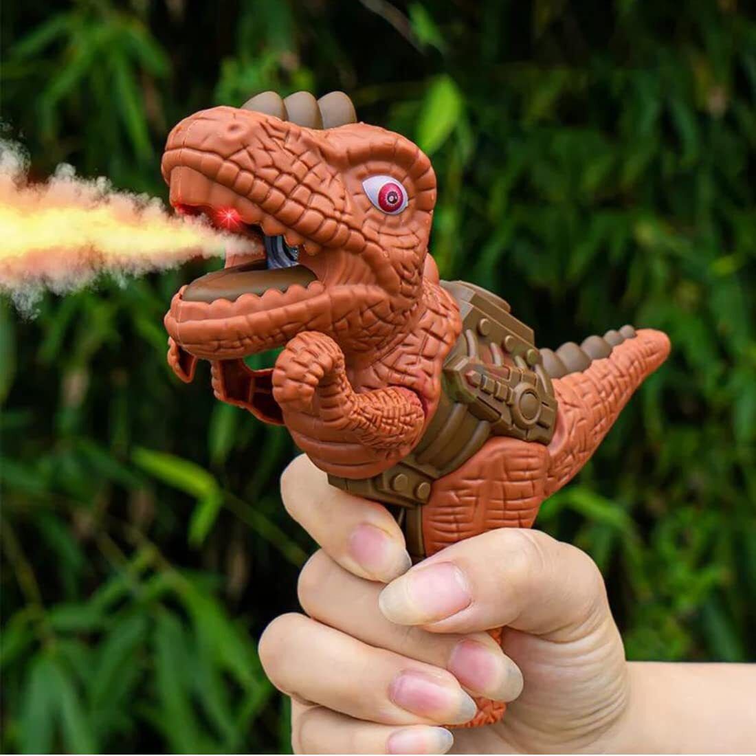 Smoke Effect with Light, Mist Spray Dinosaur Guns Toy for Kids Water Gun
