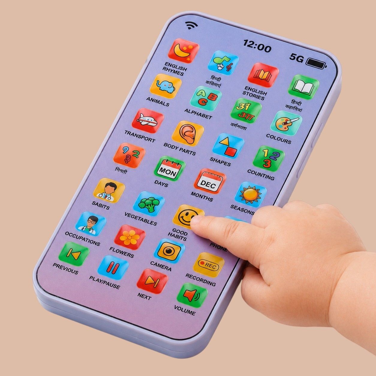 maa momai toys Kids Phone Toy for Preschool Education and Entertainment-picture-27