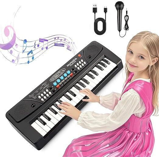 3 jokers Piano Keyboard with 37 Keys Microphone dc Power Recording Musical Toy for Kids-picture-20