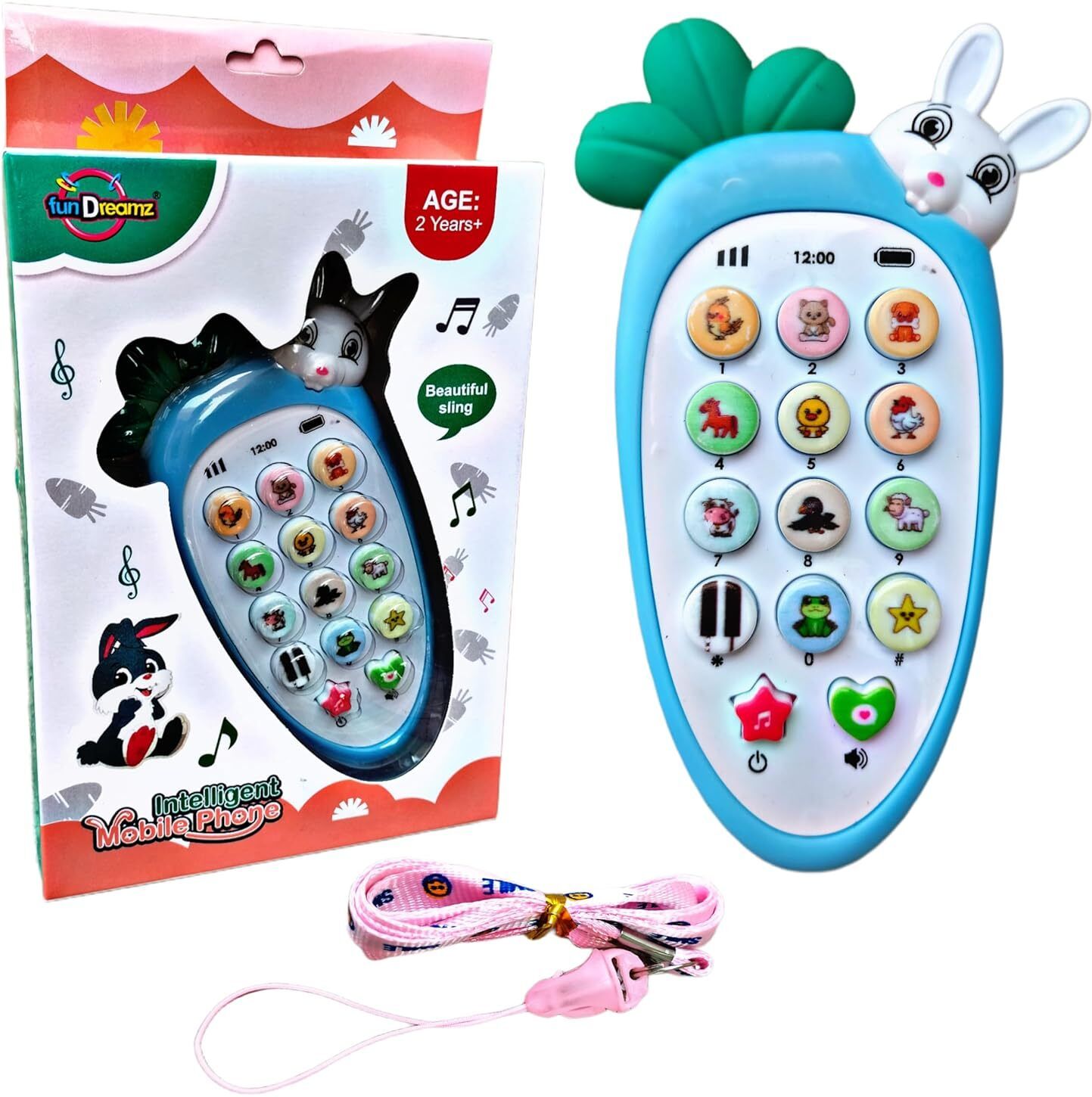 bsn Kids Musical Learning Mobile Phone | Light & Sound Toy-picture-21