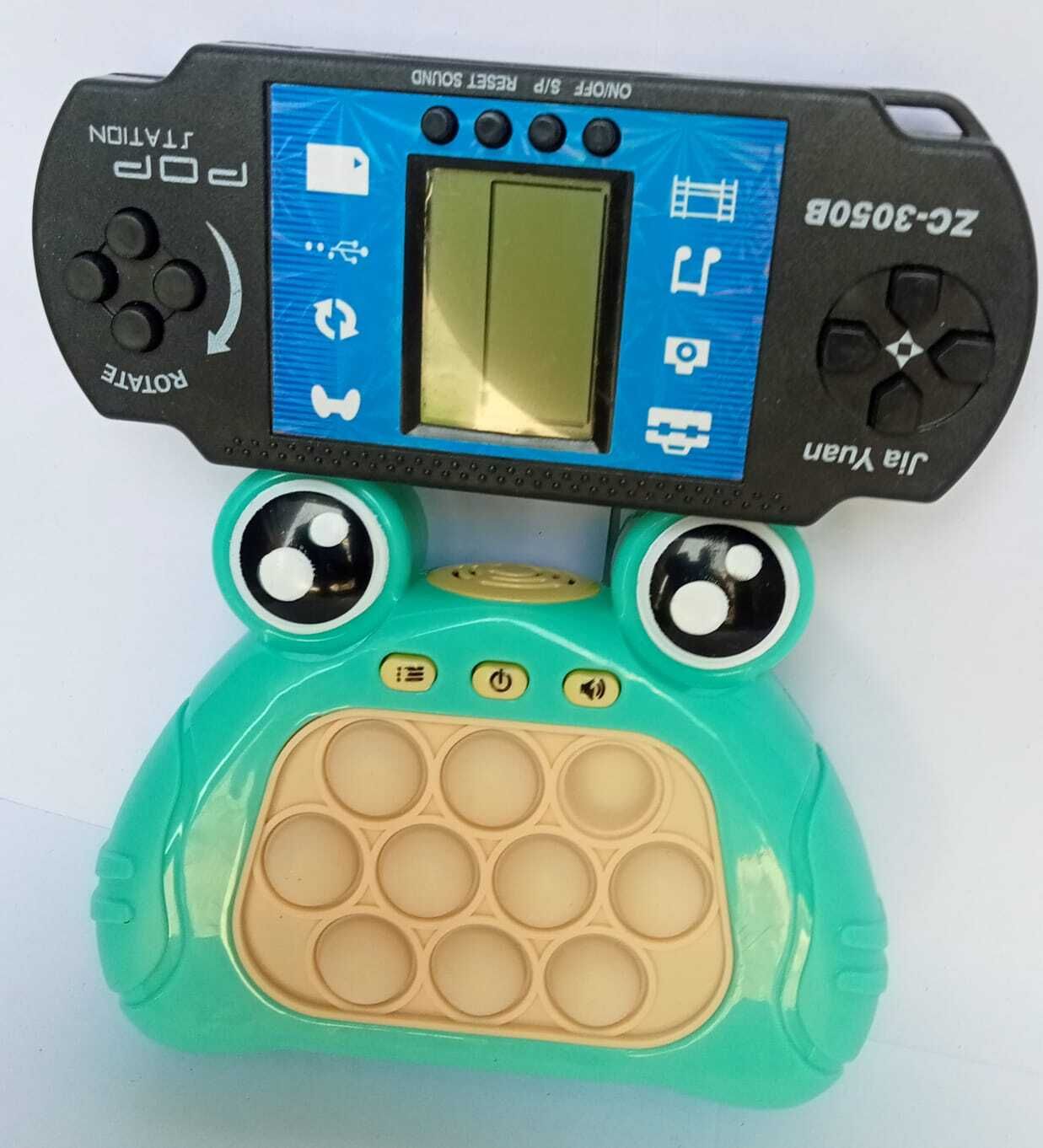 Combo pop station hand handled puzzle and brick video game & popit bubble-image-21