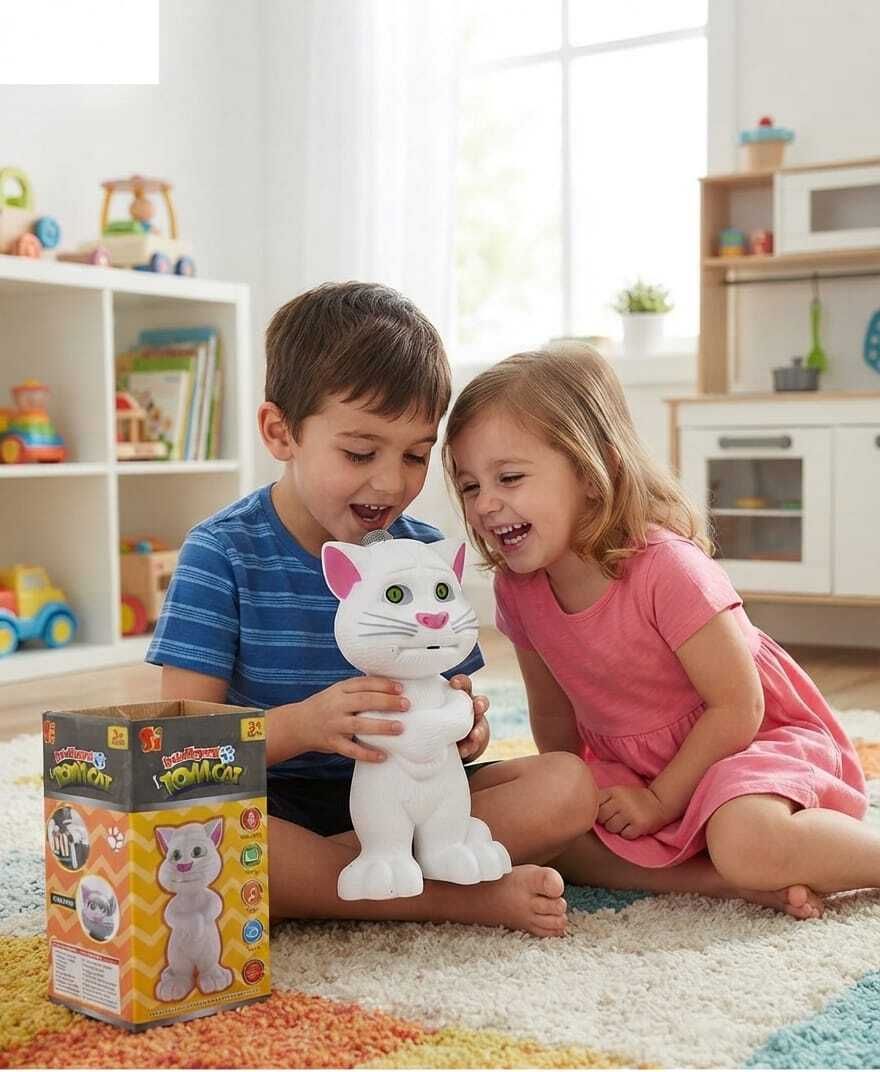 Repeating Words Talking Tom Cat Toy for Kids with Songs & Stories in Funny Tone-image-37