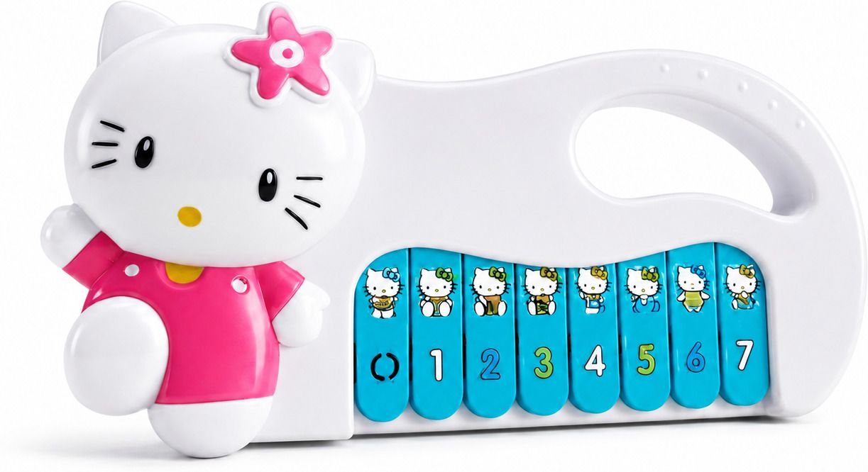 vedant enterprise Piano Hello Kitty Musical Toy Colorful Interactive Learning Instrument-picture-48