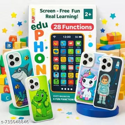 Screen-Free Educational Toy Phone for Kids | Early Learning Mobile Toy
