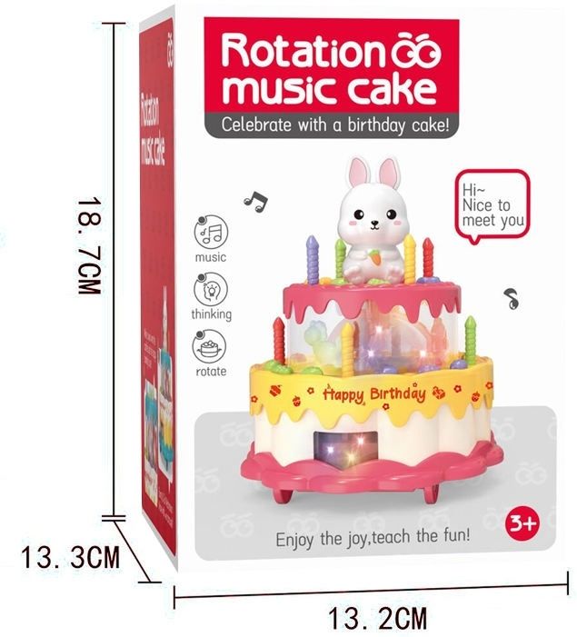 h.b.fashion Rabbit Rotation music cake-picture-31