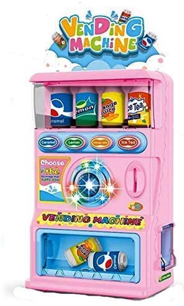 Vending Machine Toy, Electronic Drink Machines Toy (Color as Per Stock)-image-34