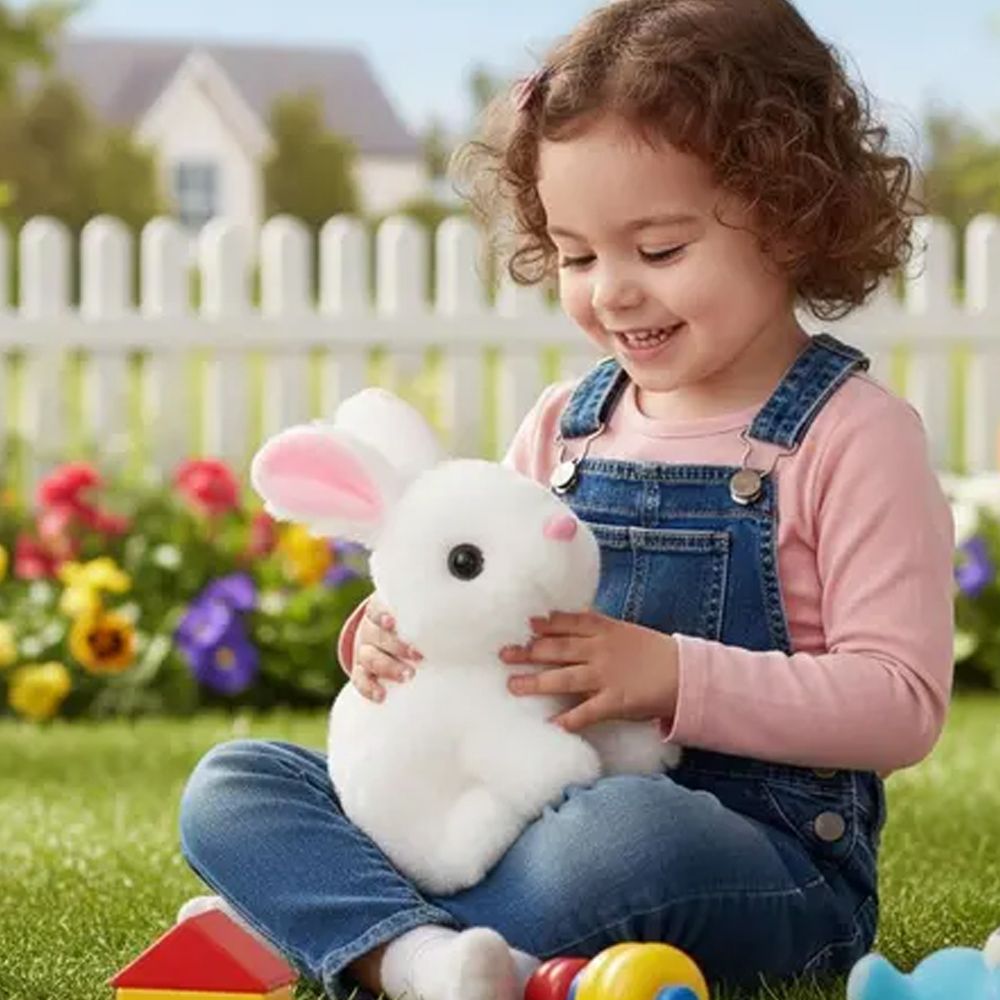 mpix Walking Bunny Toy with Cute Sounds & Realistic Bunny Actions-picture-43