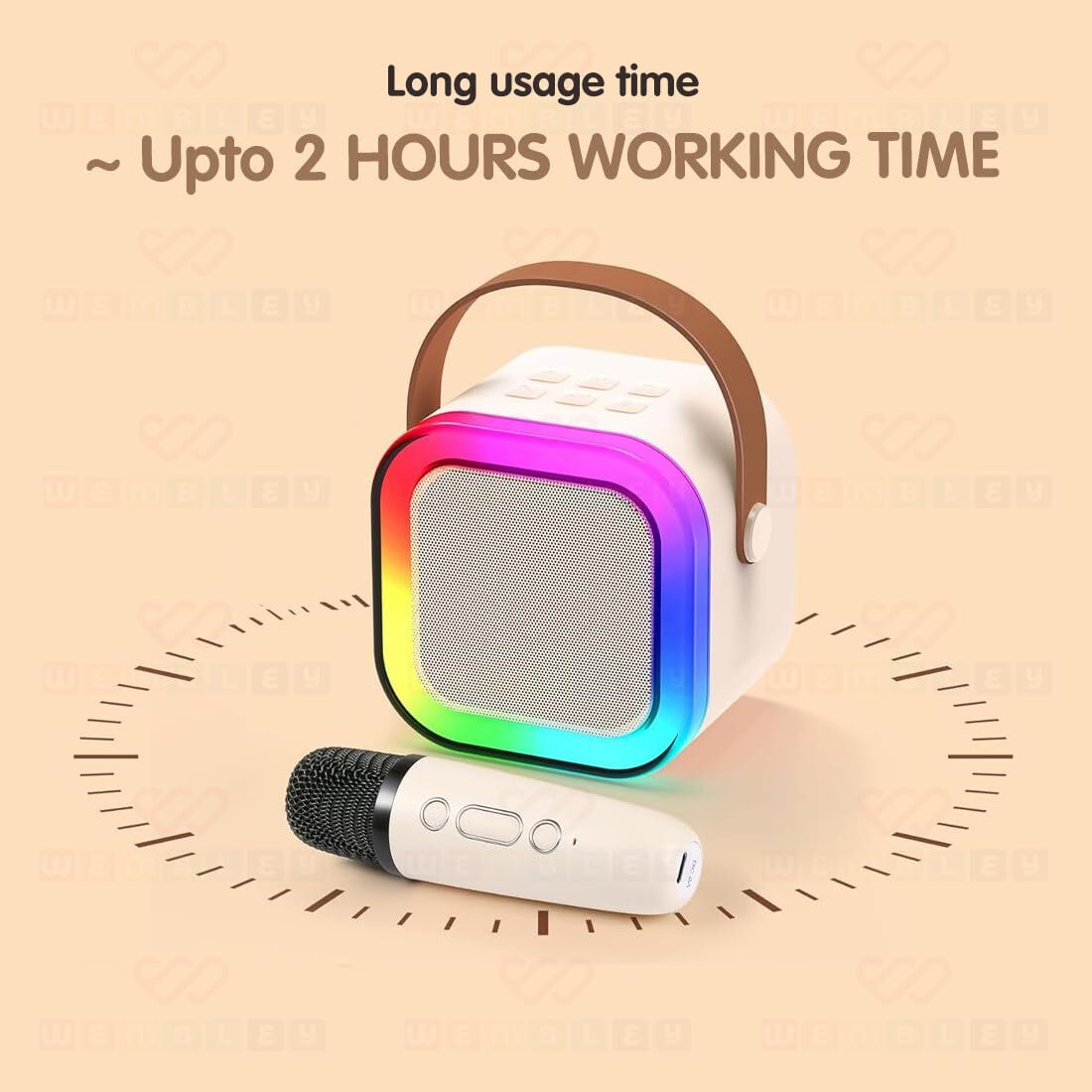 mega star Wireless Mini Portable Bluetooth Speaker with Microphone image 1