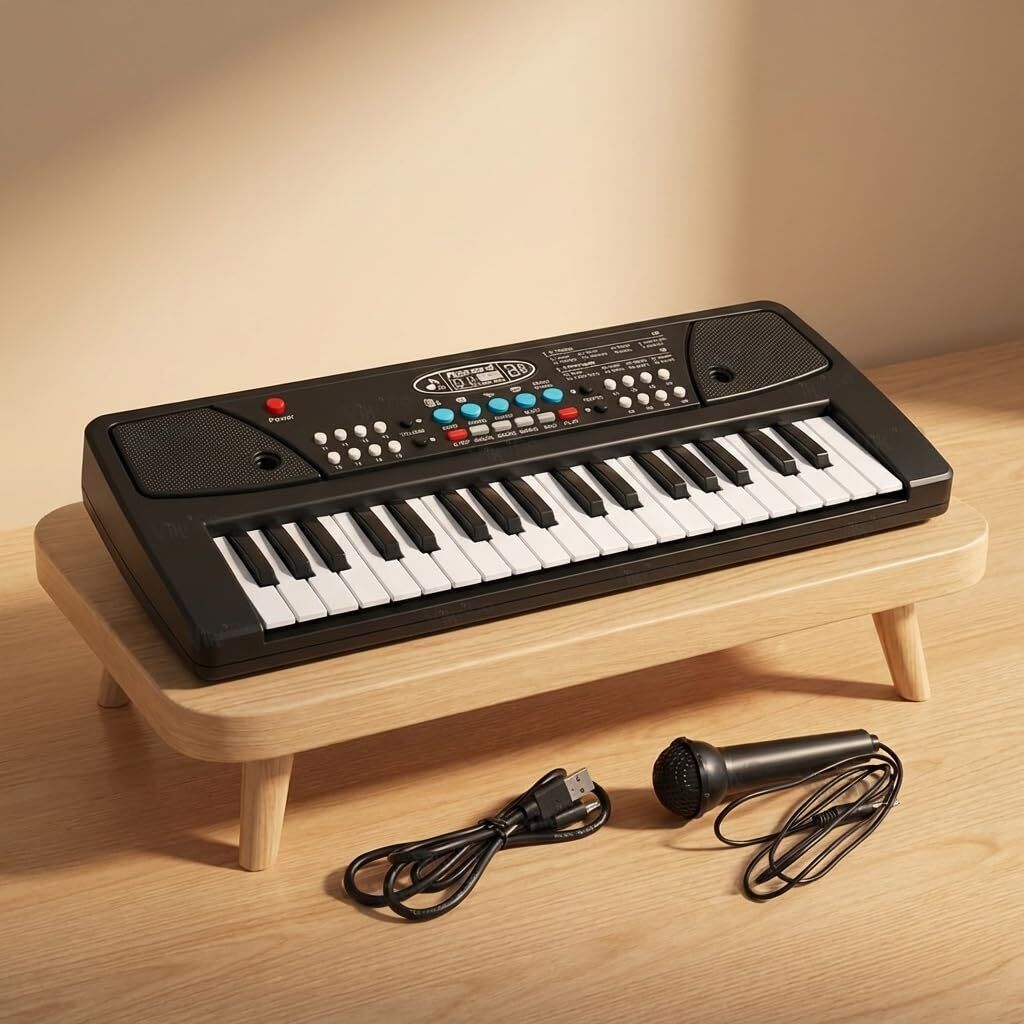 mini magic piano 37 Keys Piano Keyboard for Kids | Beginners with Mic & Recording Function-picture-25