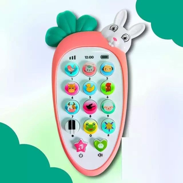 pluspoint Rabbit Phone Kids Phone Small Phone Toy Musical Toys for (pc 1) _W46-picture-2
