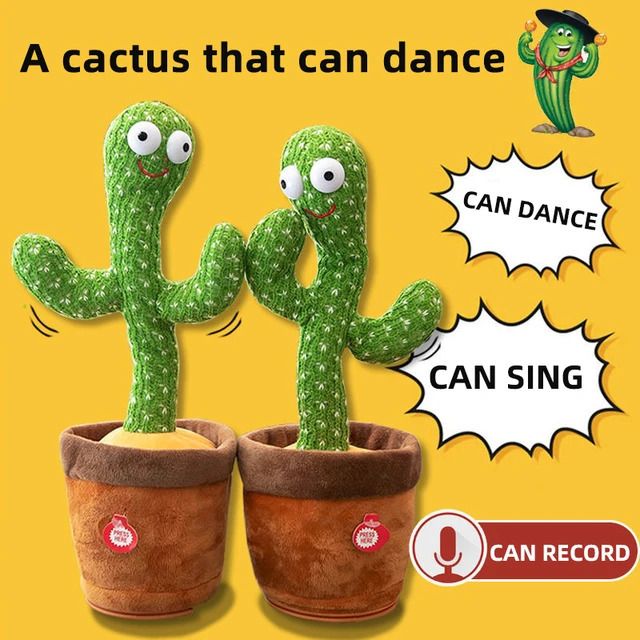saleoff Dancing Talking Cactus Plush Toy, Wriggle, Singing, Repeats What You Say-683-picture-13