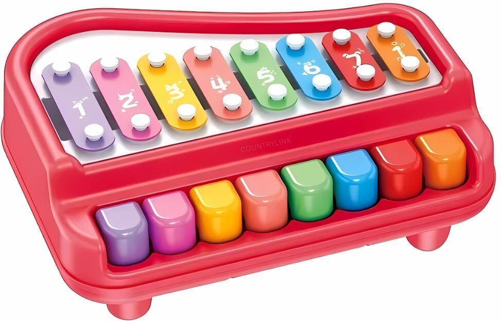 2 in 1 Piano Xylophone for Kids| Musical Toys for Kids Aged 1-3 Years Old-image-14