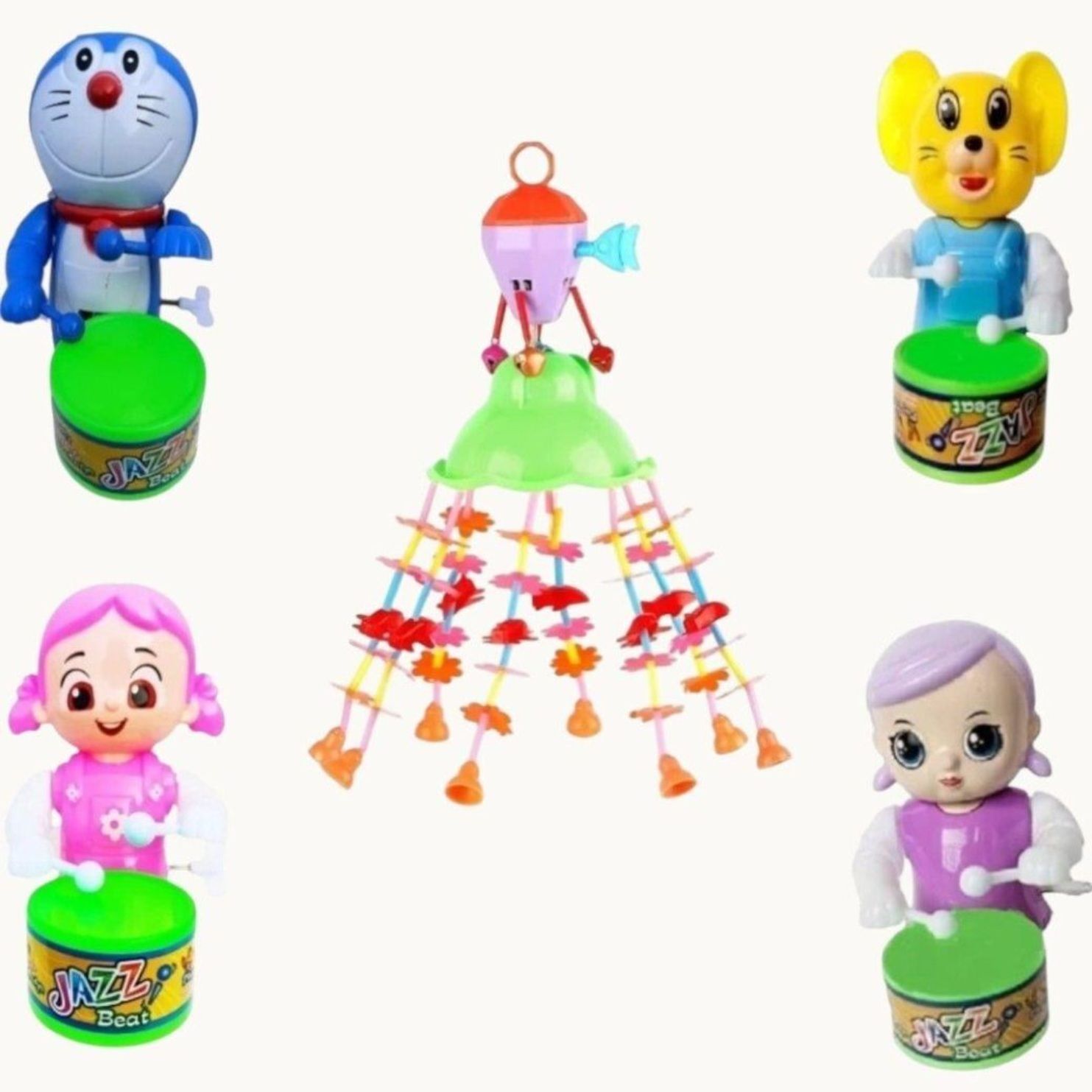 op enterprises New Darmer Toys-Baby Musical Jhoomer with Drummer Rattle Toys for KidsX1-X245-picture-14