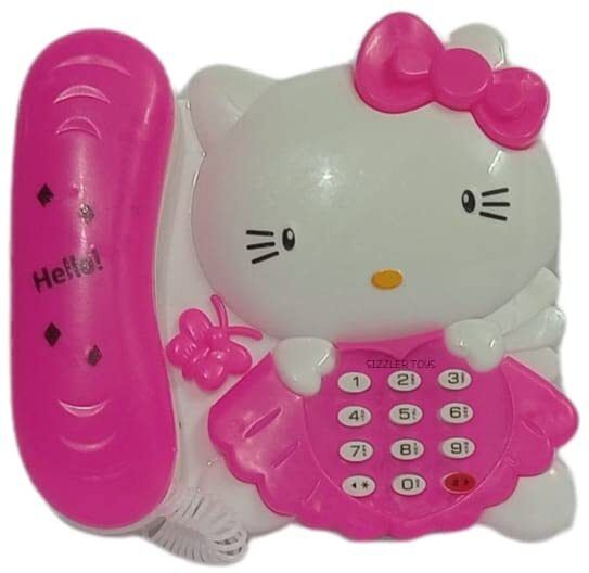 vedant enterprise Hello Kitty Musical Toy Phone For Kids-picture-30