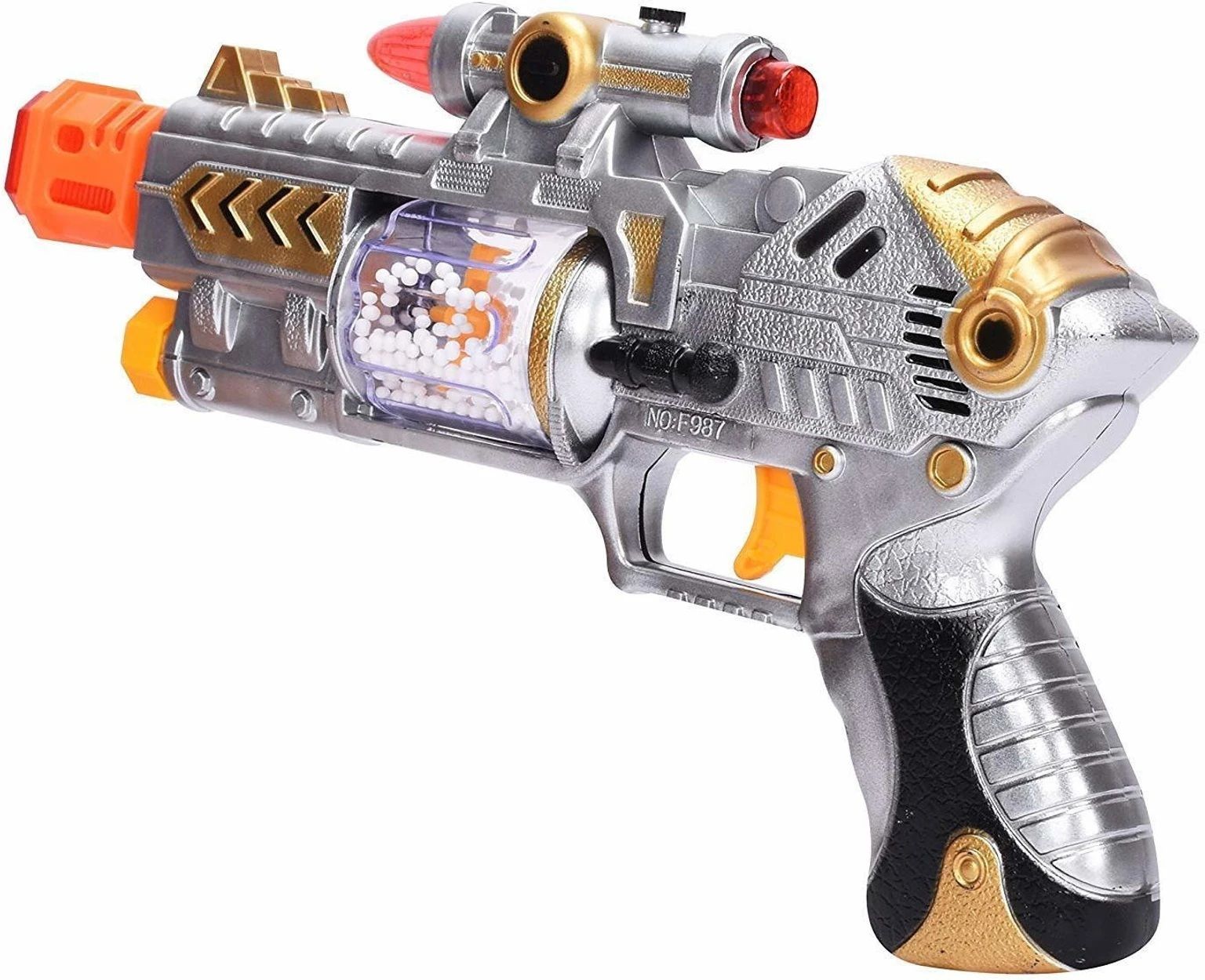 Infrared Beam Laser Sound Gun with light & music (Multicolor)-image-42