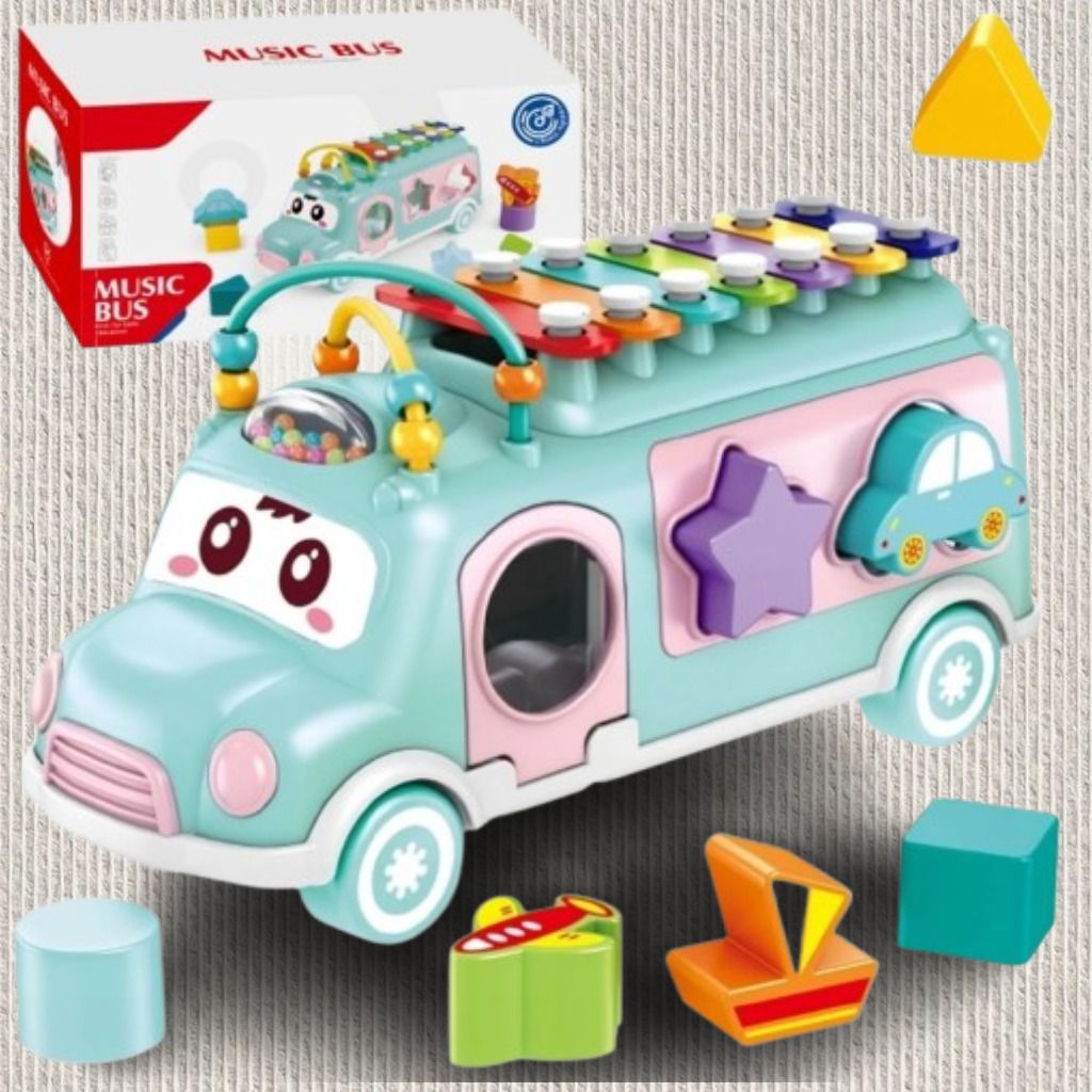 kidsdreams Educational Activity Vehicle Toy with Shape Sorting and Bead Maze-picture-27