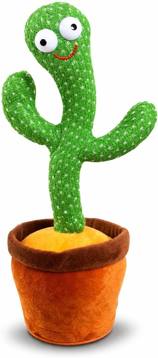 Dancing Cactus Toys For Voice Recording Repeats Toy Light & Sound Funny Play Toy-image-10
