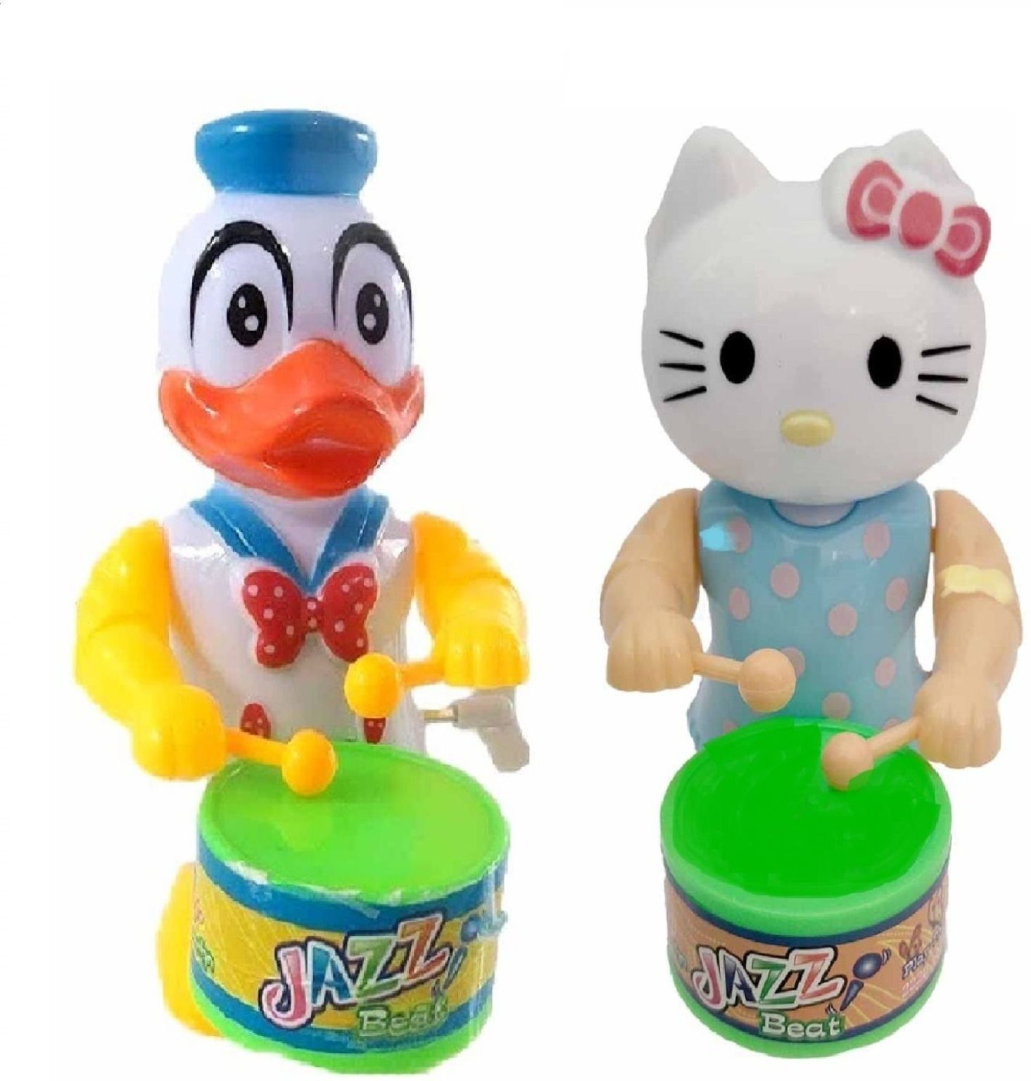 op enterprises Duck and Kitty Drummer Toy & Dancing Action With Drumming- Multi Color-X17-picture-20