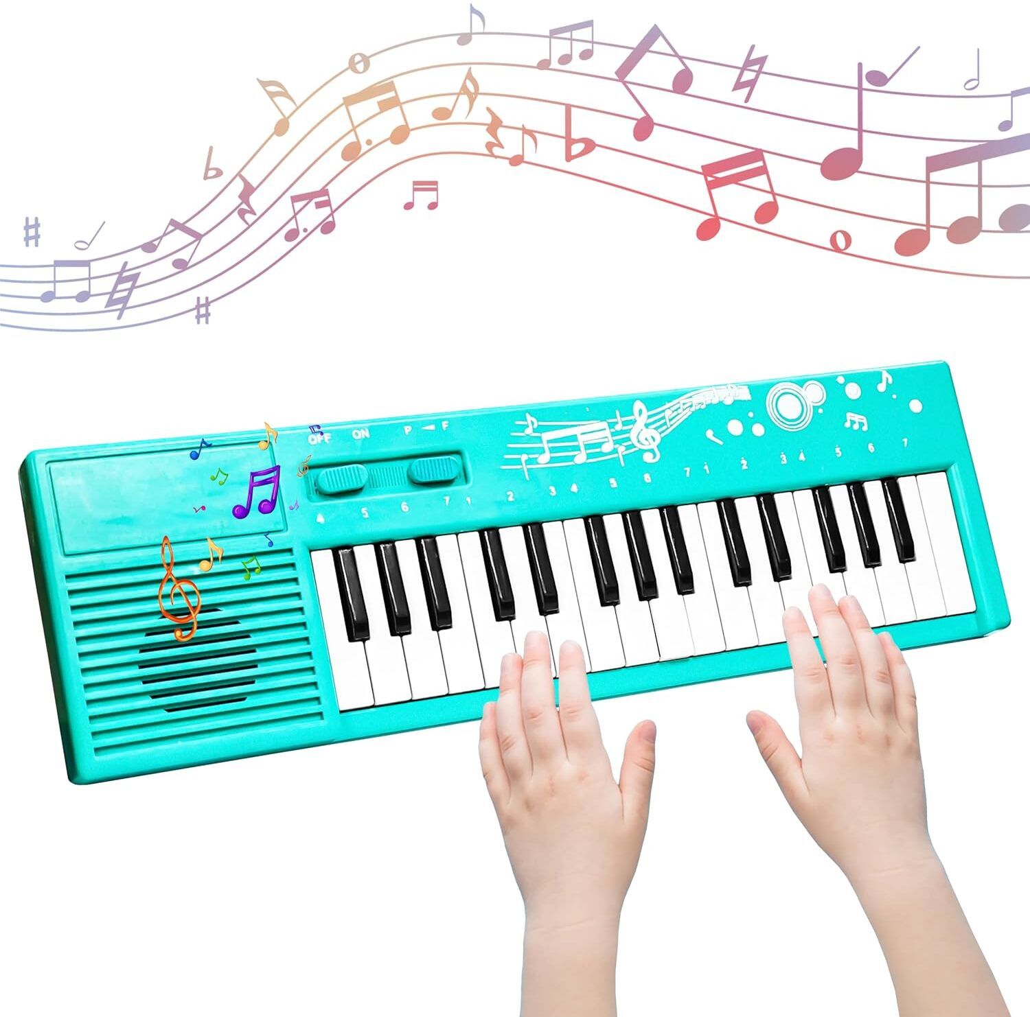 mairaag 32 KEY Kids Electronic Piano Keyboard with Music & Speaker Toy 3+-picture-15