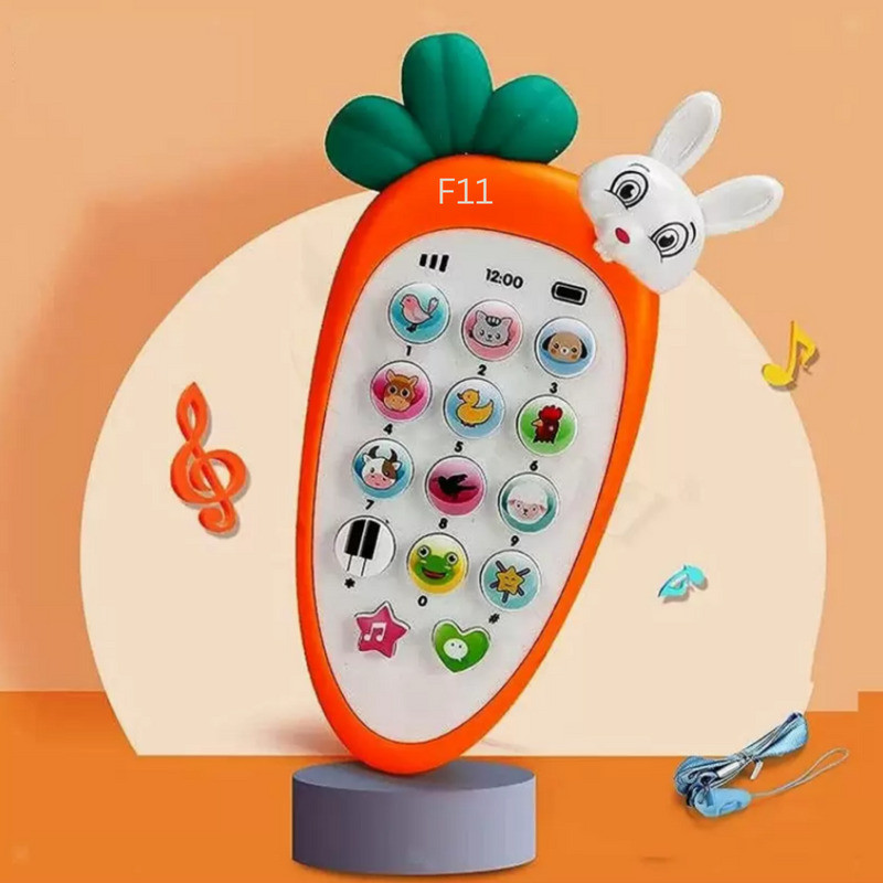 just97 Rabbit Mobile for Kids to Play with Lights & Music RP11 image 1
