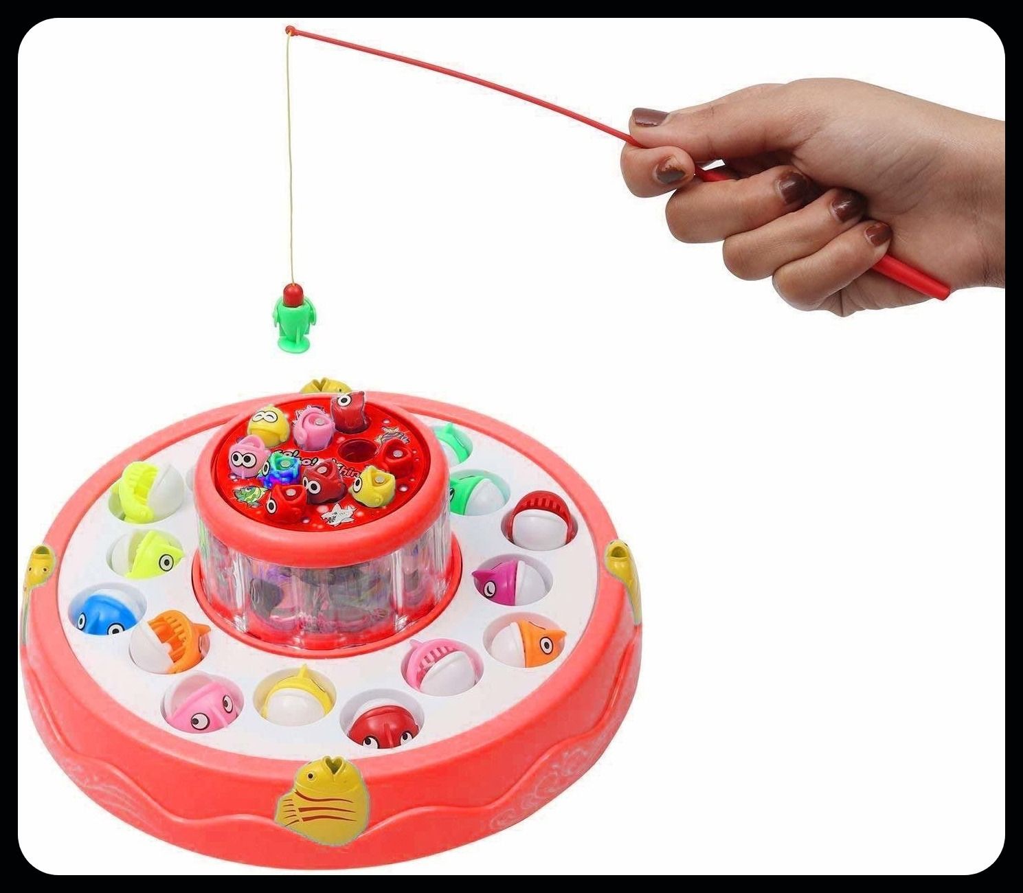 saleoff Go Fish Catching Game Big with 26 Fishes and 4 Pods With Music & Lights468-picture-5