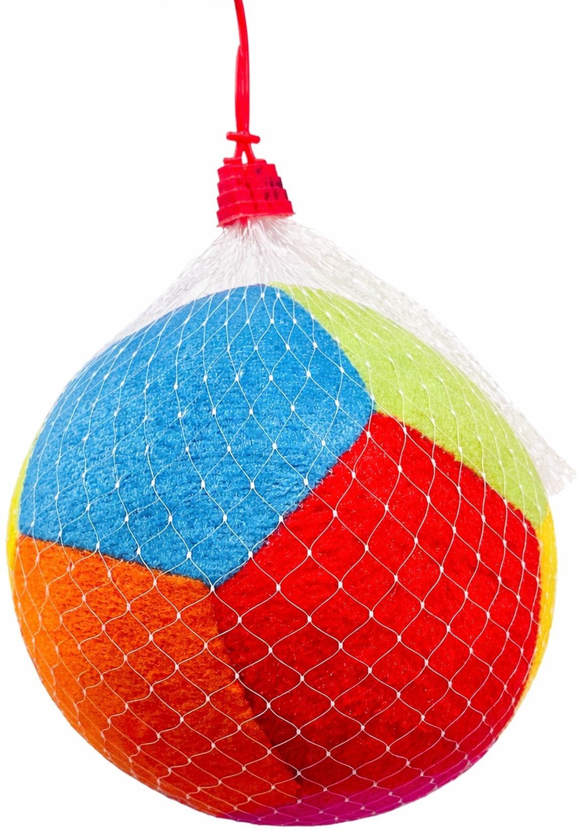 Soft Baby Plush Sensory Ball with Mesh Bag for Babies-image-48