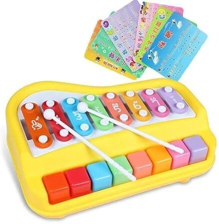 veryke Xylophone Musical Toy for Kids,8-Key Multicolour Instrument with 2 Mallets TOY-picture-41