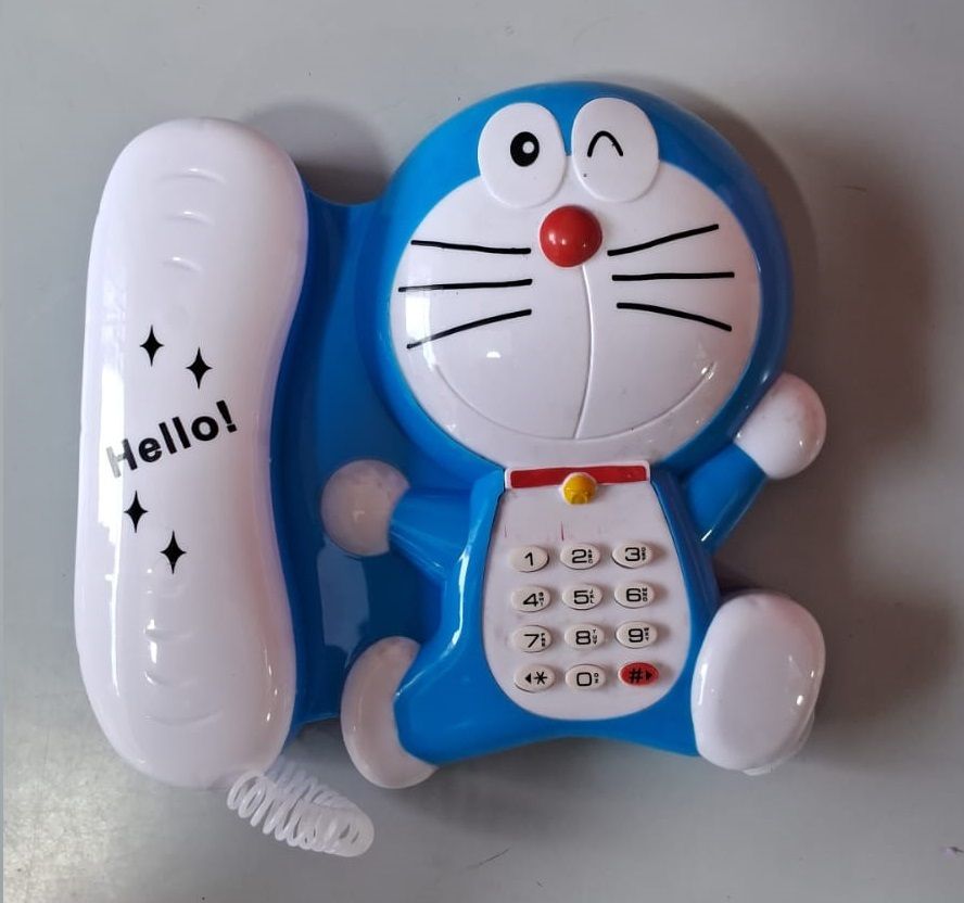 Cartoon Toy Doraemon Telephone for Kids with Keypad | Fun Musical Phone Toy