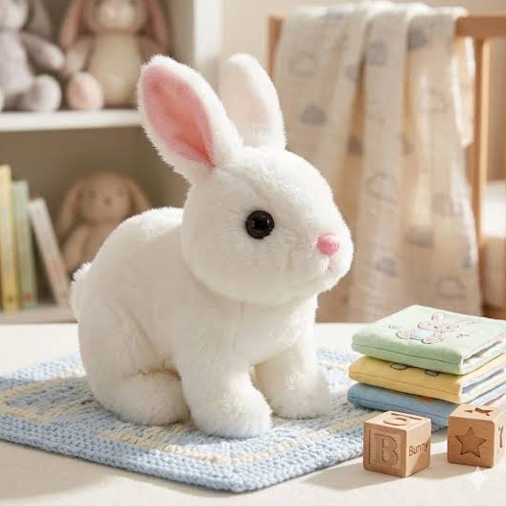 hespa Interactive Bunny Plush Toy with Hopping Action and Cute Movements-picture-47