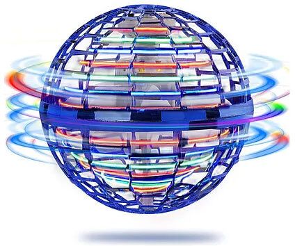 Flying Ball Toys Hand Controlled RGB Light Magic Boomerang Spinner ball