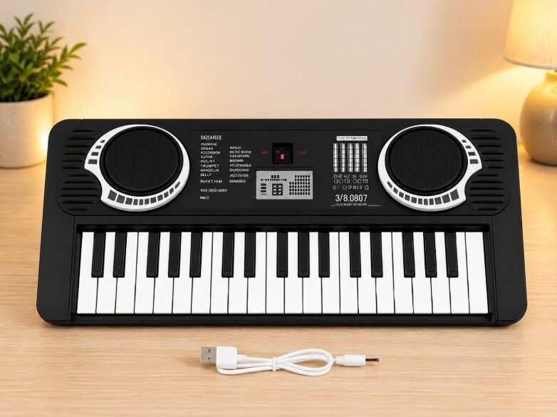 niyamat Electronic Keyboard Piano with Built in Speakers and USB Charging for Kids-picture-34