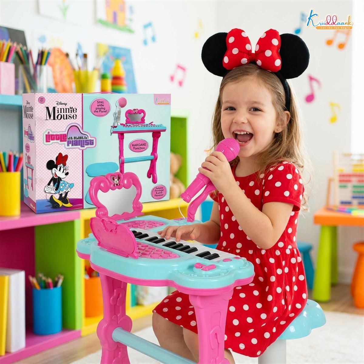 Minnie Mouse Little Pianist Keyboard for Girls-image-46