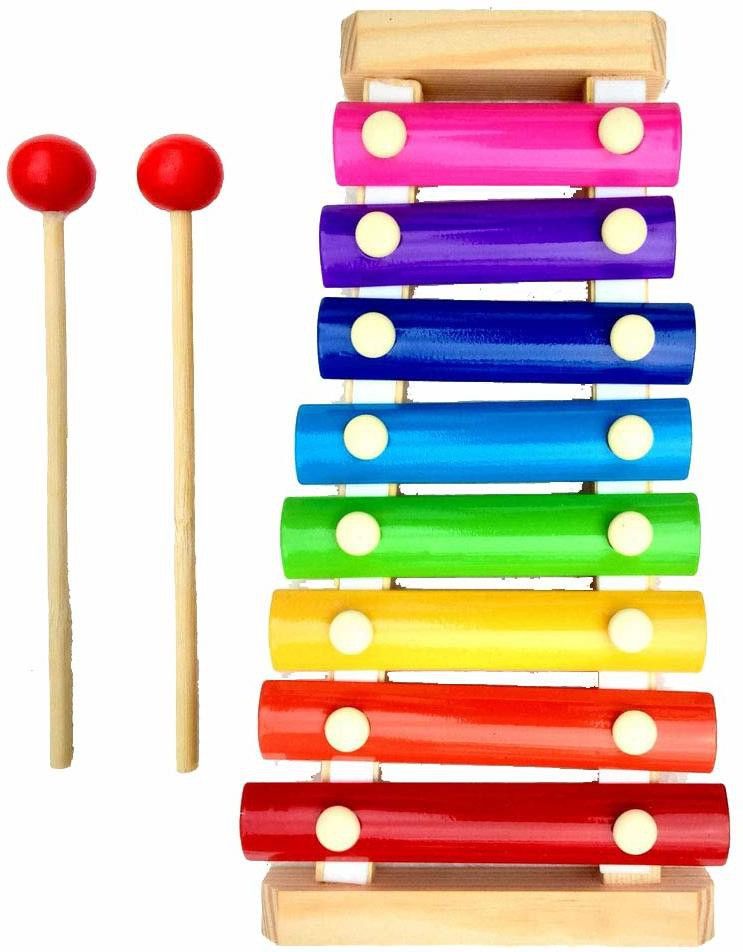 kishore collection ECO Friendly Wooden Xylophone Kids First Musical Sound Instrument Toys-picture-11