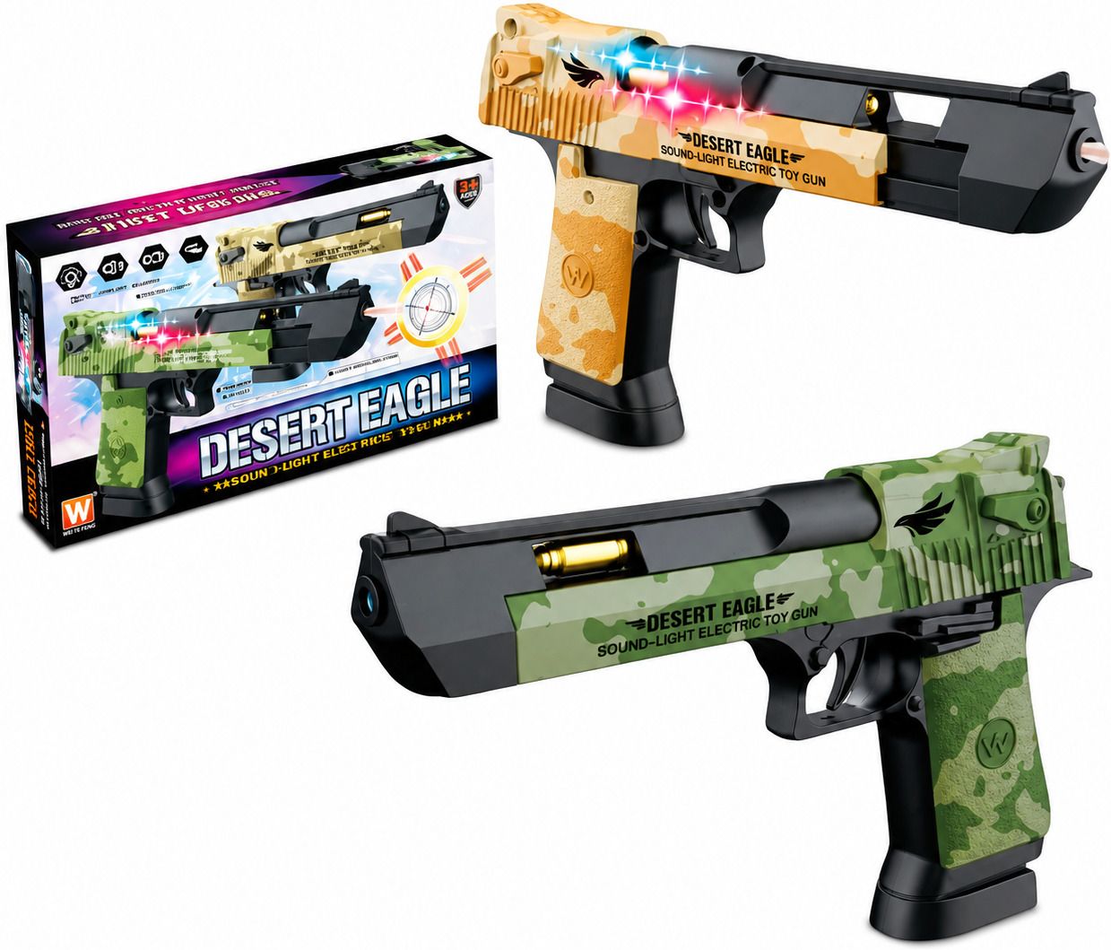 Gun Toys Boys Sound & Light Toy Pistol for Kids Birthday Gift-image-49