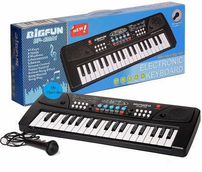 bantas BIGFUN 37 Keys Electric Keyboard Piano with Microphone(BF-430A1) (White)-picture-14