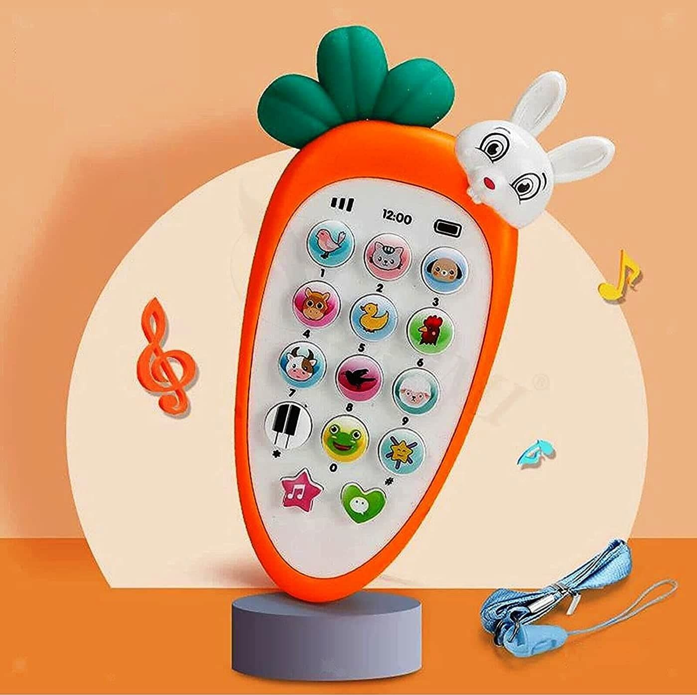 unskoolify Rabbit Phone for Kids Musical Phone for Kids Musical Toys for Kids Smart Light-picture-33