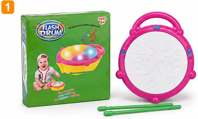 Flash Drum Musical Toy for Kids-image-6