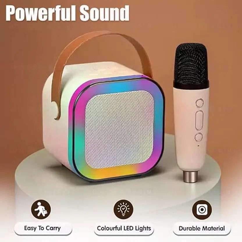 digimetrix Portable Karaoke Speaker with Bluetooth and Wireless Mic-picture-0