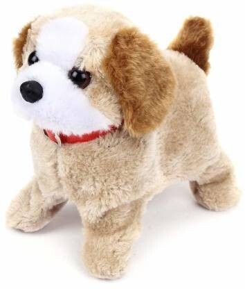 New Dog Jumping Dog Barking, Waging Tail, Walking and Jumping Puppy Baby Toy, Battery Operated Back Flip Jumping Dog with Sound and Music Best Gift for Toddlers and Kids