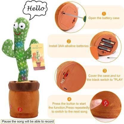 saleoff Dancing Cactus Plush Toys Sing,Dance and Record Electronic Toy315-picture-44