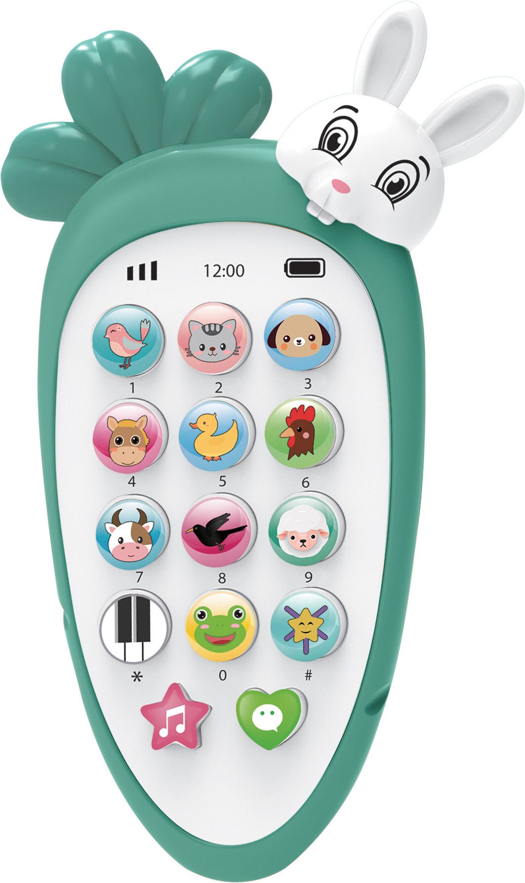 pluspoint Bunny Musical Mobile Phone - Light Green-picture-41