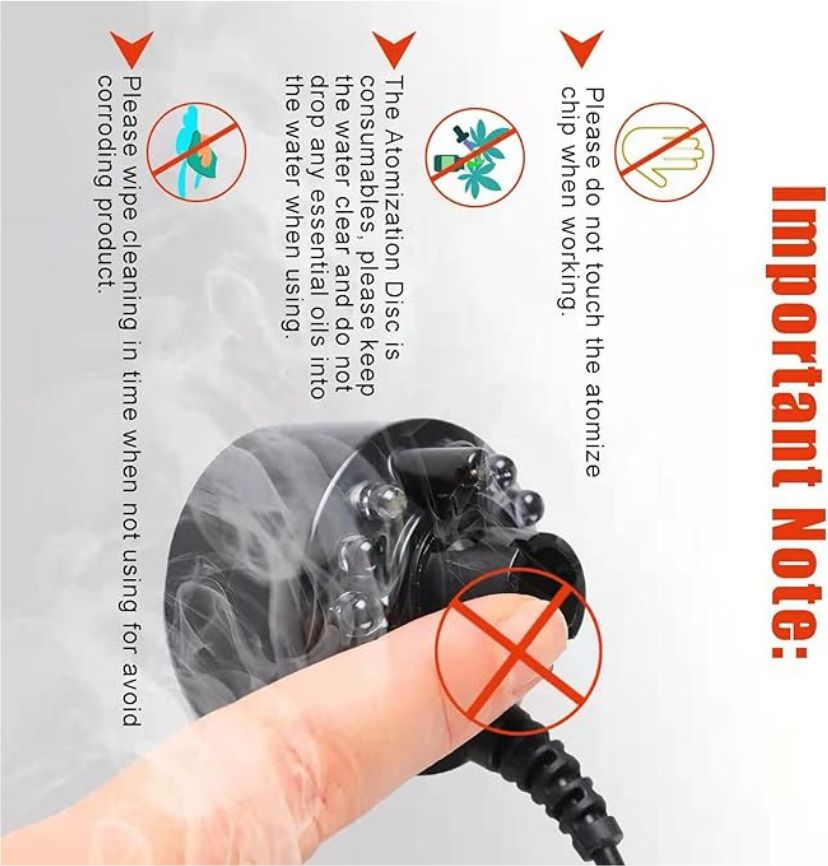 humbe&co 24V high atomization ultrasonic fogger portable Mist Maker Atomizer fog Fog & Haze Machine-picture-13