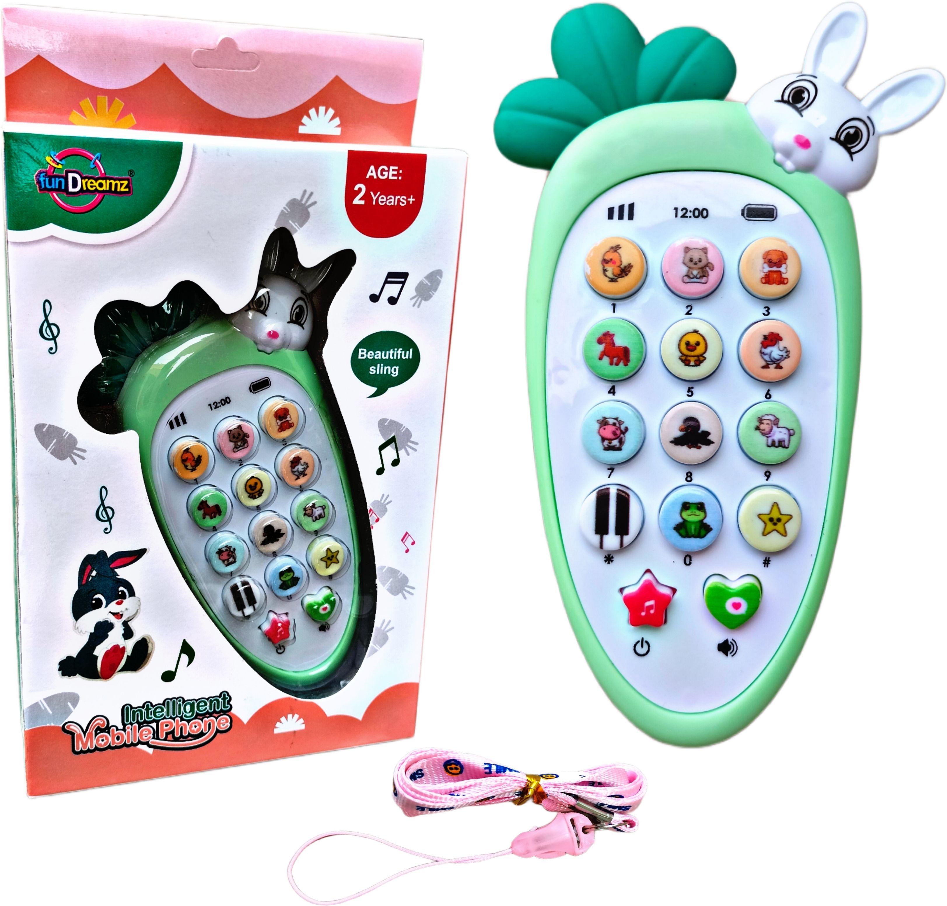 bsvr Smart Kids Rabbit Phone, Musical Sound Toys, Best Gift For Kids_BS06-picture-36