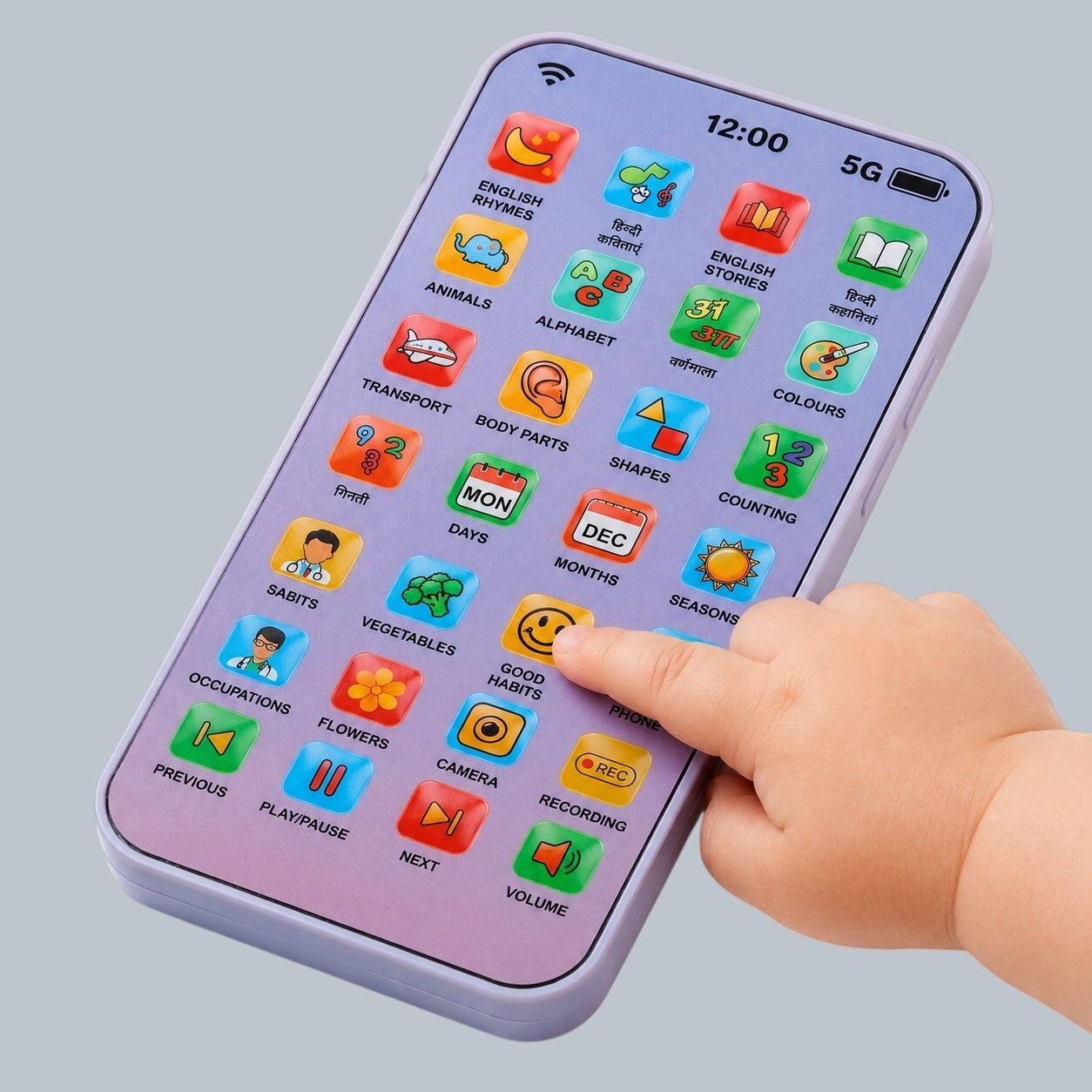 maa momai toys Kids Toys Phone with Music Sounds and Interactive Learning-picture-13