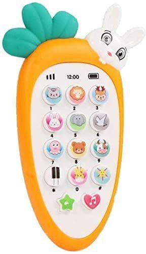 saleoff Carrot/Radish Style Baby Cell Phone Toy With Light & Various Music Sounds2-picture-26
