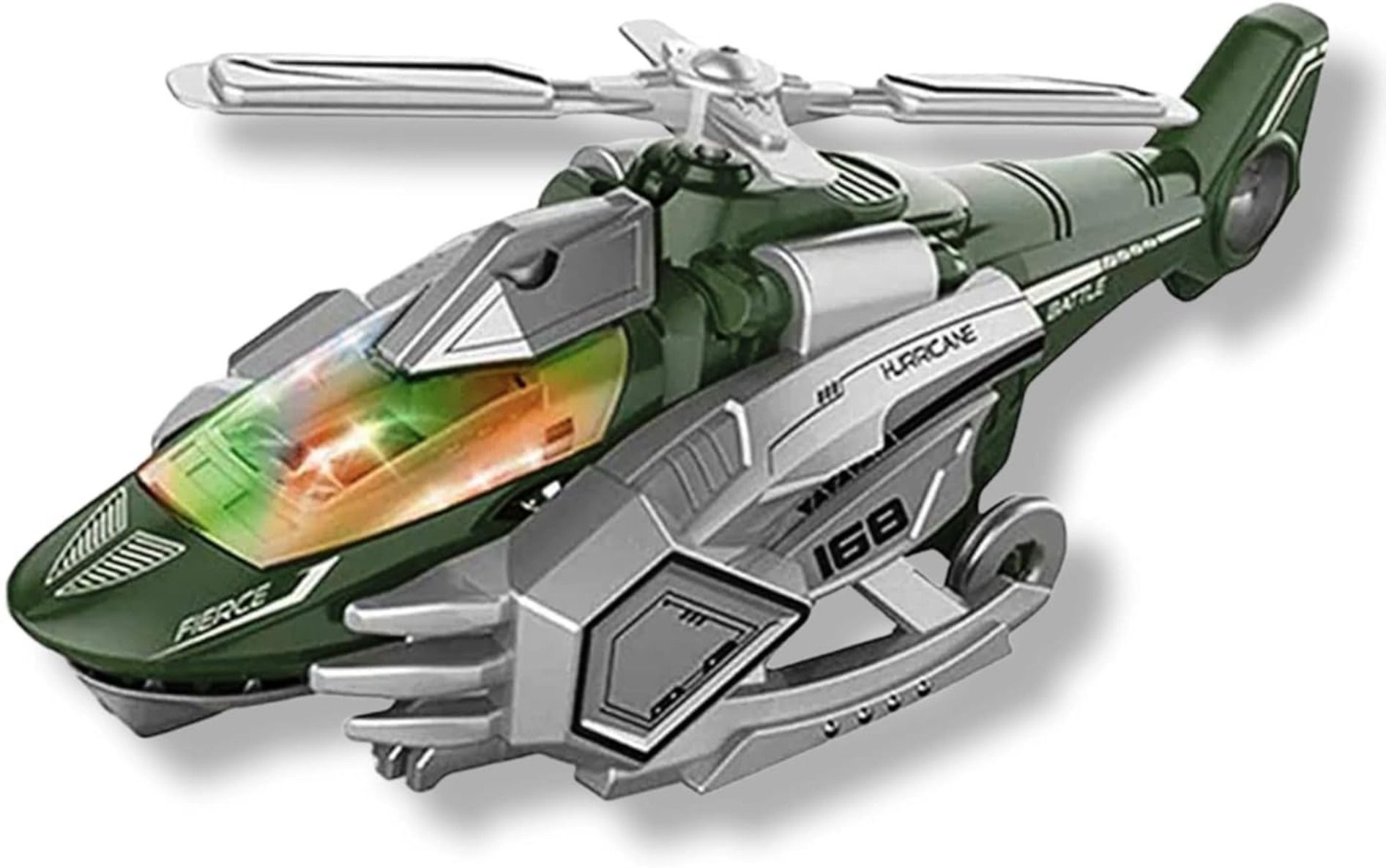 rad cartel Deform Helicopter Musical Toy Bump & Go Airplane Toys for Kids with Music-picture-44